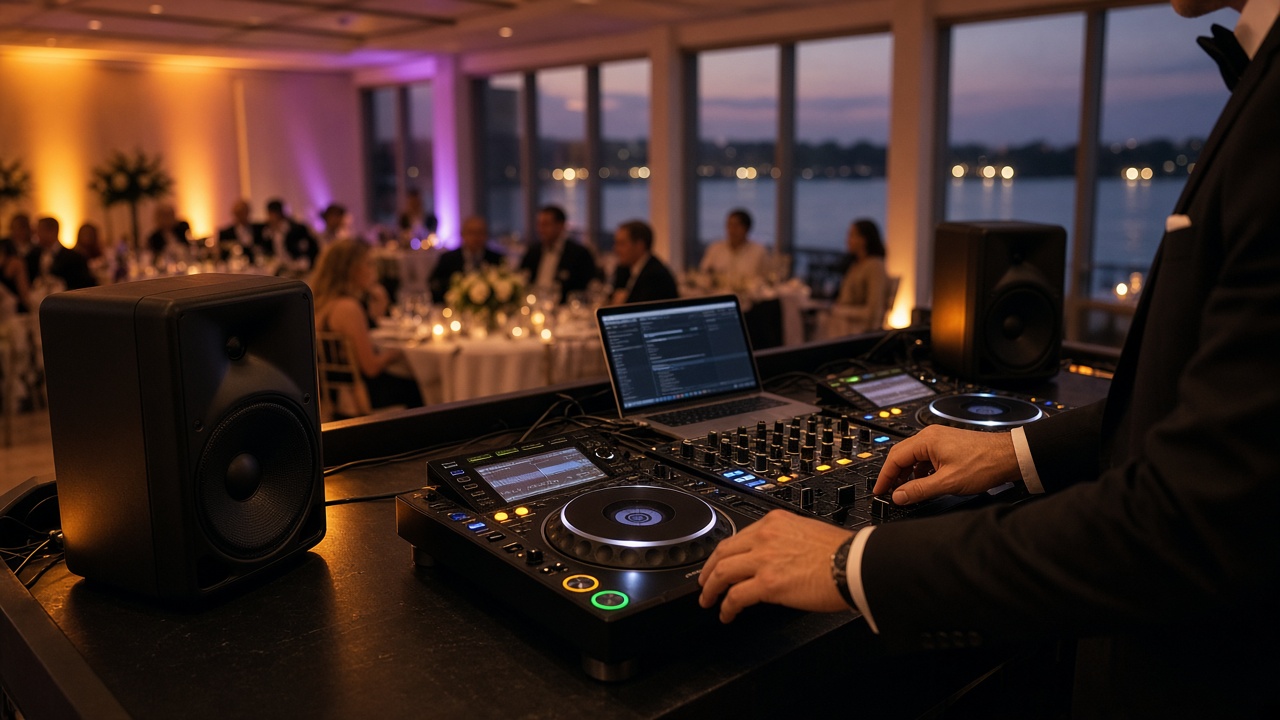 Wedding DJ booth Fort Myers